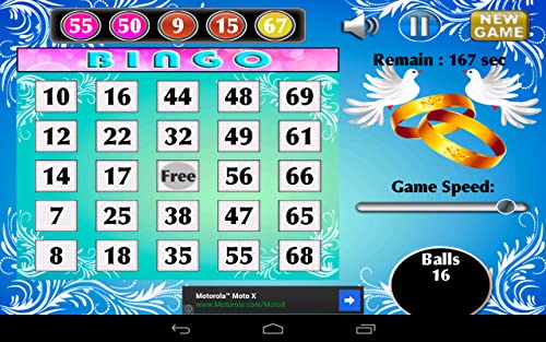 Bingo Free Game Doves Gliding Slip