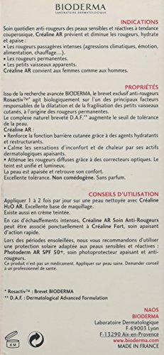 Bioderma Crealine Anti-Rougeurs Cuidado de Peaux Sensibles 40 ml