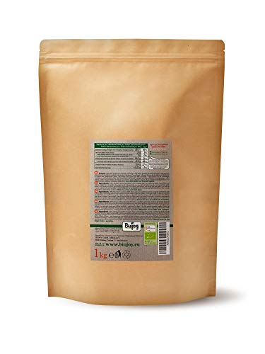 Biojoy Bayas de Goji orgánicas, sin azufre y azúcar Lycium barbarum (1 kg)