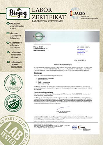 Biojoy Bayas de Goji orgánicas, sin azufre y azúcar Lycium barbarum (1 kg)