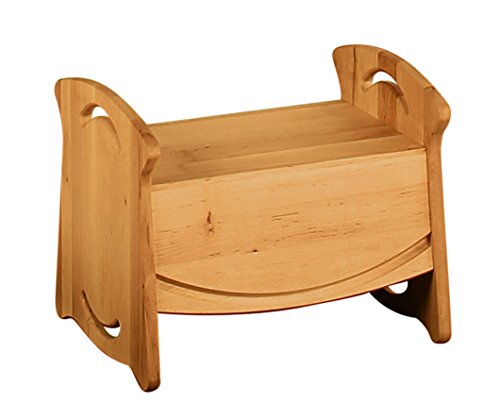 BioKinder 22817 Muñeca de Cuna, Mesa y un Banco. Aliso Biológica