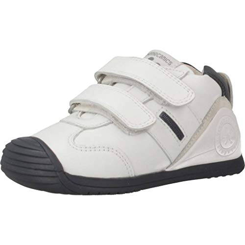 Biomecanics 151157-2 - Zapatillas de Estar por casa Bebé, Blanco/Azul (Sauvage) F, 22 EU