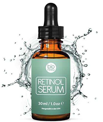 Bioniva Retinol Serum – Sistema de administración de liposoma con retinol, Vitamin C & ácido hialurónico botánico