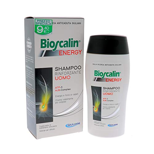 Bioscalin Energy - Champú revitalizante con ATP y AJB de 200 ml, para cabello de hombre