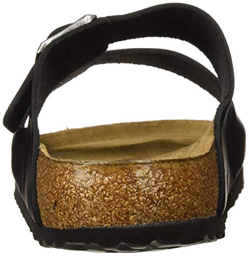 Birkenstock Arizona SFB, Sandalias de Punta Descubierta para Hombre, Negro (Amalfi Black Amalfi Black), 40 EU