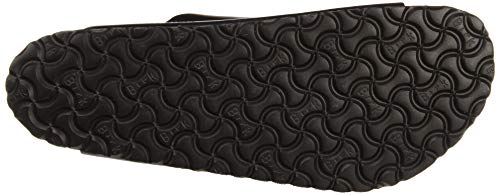 Birkenstock Arizona SFB, Sandalias de Punta Descubierta para Hombre, Negro (Amalfi Black Amalfi Black), 40 EU