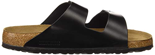 Birkenstock Arizona SFB, Sandalias de Punta Descubierta para Hombre, Negro (Amalfi Black Amalfi Black), 40 EU