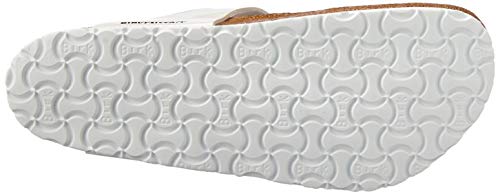 Birkenstock Gizeh BS, Chanclas para Mujer, Blanco (Vernis Blanc), 38 EU