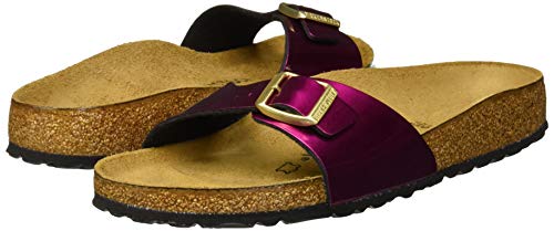 Birkenstock Madrid, Mules para Mujer, Rojo (Steel Magenta Steel Magenta), 37 EU
