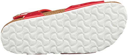 Birkenstock Rio, pestaña Trasera para Niñas, Rojo (Vernis Tango Red), 38 EU