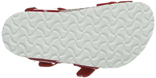 Birkenstock Taormina, pestaña Trasera para Niñas, Rojo (Vernis Tango Red), 29 EU