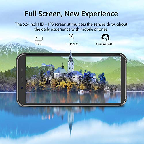 Blackview BV5500 Pro Rugged Movil (Negro, BV5500 Pro)