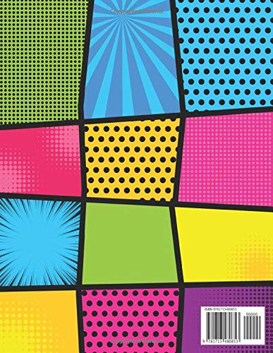 Blank Comic Book: Variety of Templates | Draw Your Own Amazing Superheroes Comics & Cartoons | 3-9 Panel Layouts | Large 110 Pages 8.5" x 11" Comic ... 4 Fun & Unique Templates For Kids & Adults