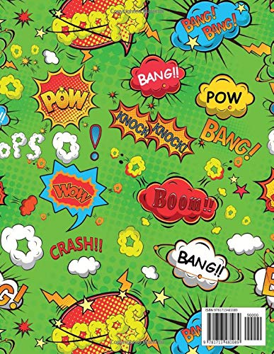 Blank Comic Book: Variety of Templates | Draw Your Own Amazing Superheroes Comics & Cartoons | Large 110 Pages 8.5" x 11" Comic Book Filled With 4 Fun & Unique Templates For Kids & Adults