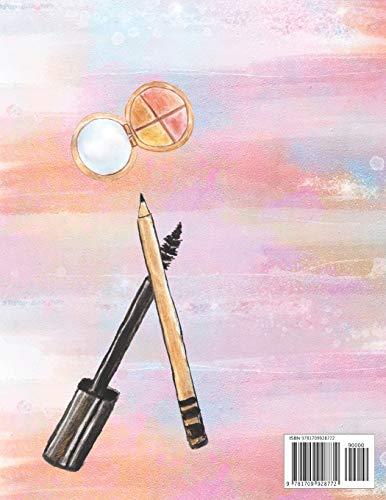 Blank Face Charts: Face makeup charts: blank exercise paper for professional and beginner makeup artists.