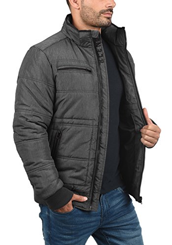 Blend Boris Chaquetón Chaqueta De Invierno para Hombre con Cuello Alto, tamaño:M, Color:Granite (70147)