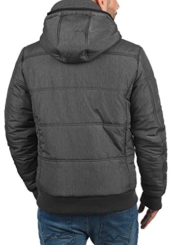 Blend Boris Chaquetón Chaqueta De Invierno para Hombre con Cuello Alto, tamaño:S, Color:Granite (70147)