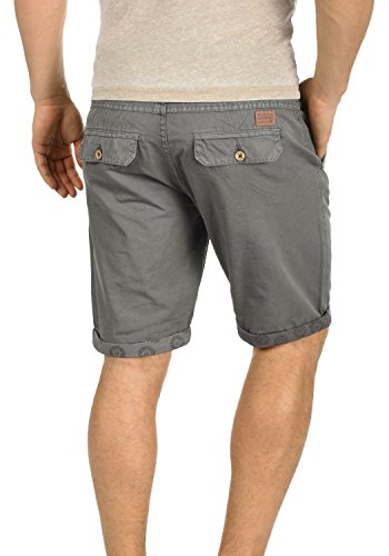 BLEND Claudio - Chino Pantalon corto para hombre, tamaño:XL;color:Granite (70147)