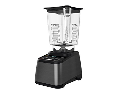 Blendtec Designer 725 Batidora- Jarra WildSide+ (2,66 L) - Fabricación de calidad profesional -Autolimpieza- 6 Ciclos pre-programados- 100 Velocidades- Diseño elegante - Color Gunmetal