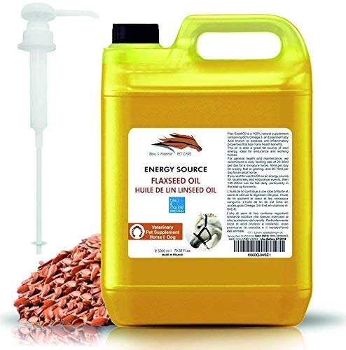 bleumarine Bretania Aceite de Linaza Lino Caballos y Mascotas 5000 ml