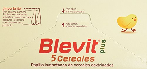 Blevit Plus 5 Cereales - Paquete de 2 x 300 gr - Total: 600 gr