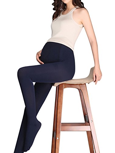Bllatta Medias Invernales Premama Panty para Futura Mama Pantimedias para Mujeres embarazadas Leggings 200D