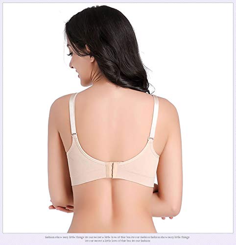 Bllatta Sujetador de Maternidad para Mujeres Bra sin Costuras Sujetadores para premamá y de Lactancia (3-4 Piezas)