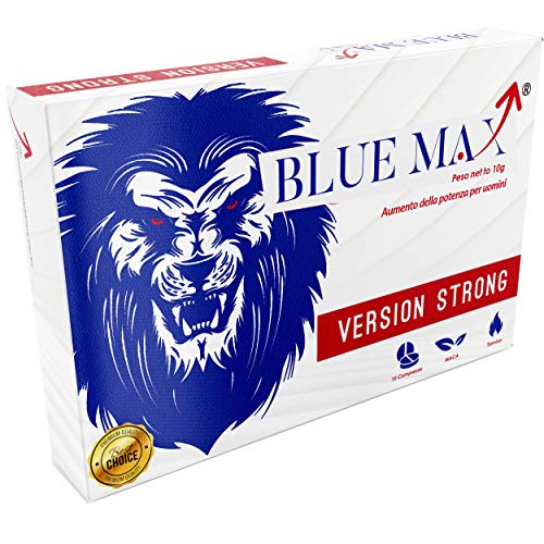 Blue Max® Strong 130 Mg Para Hombres - 100% Natural - Sin Receta Médica - Sin Contraindicaciones - 1000 Mg Por Tableta