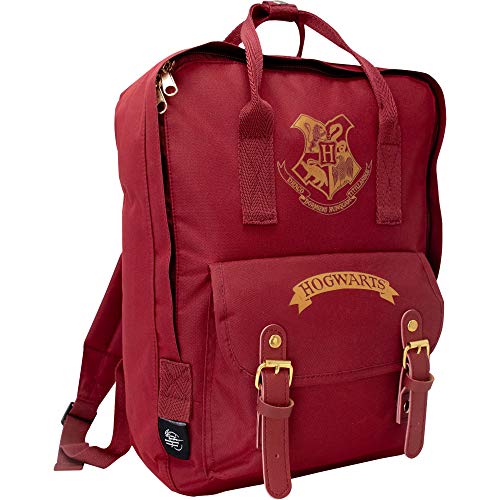 Blue Sky Studios Harry Potter - Mochila infantil Hogwarts para niños y niñas, unisex, mochila de lona para acampar, mochila espaciosa para dormir