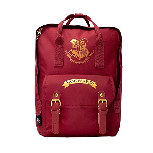 Blue Sky Studios Harry Potter - Mochila infantil Hogwarts para niños y niñas, unisex, mochila de lona para acampar, mochila espaciosa para dormir