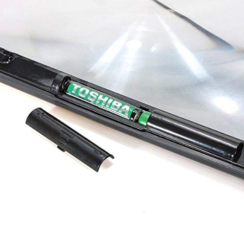 Bluelover Led A4 Página Grandes Manos Libre Lupa 3 X Lupa Lectura Y Cable