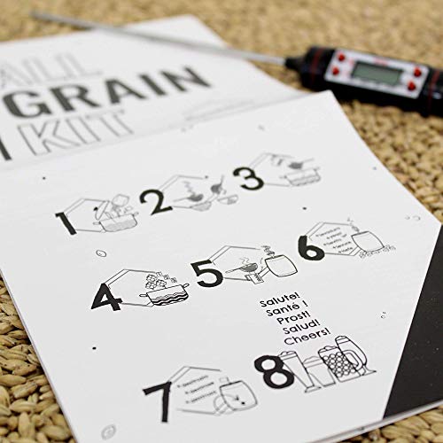 BNKR BEER Brew&Share | Kit para Hacer Cerveza Red Ale | Tu Cerveza en 2 semanas. Elaboración con maltas. Fermentación en Barril.