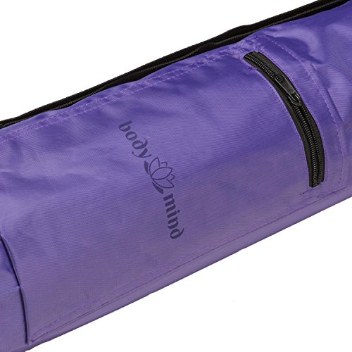 Body & Mind - Bolsa de yoga prémium para esterillas de yoga de hasta 190 x 65 cm, en 4 colores