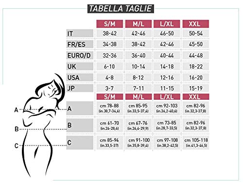 Body&Co Short clásico en Microfibra Suave con acción de Masaje y microcápsulas sin cafeína Que queman Grasa y anticelulíticos