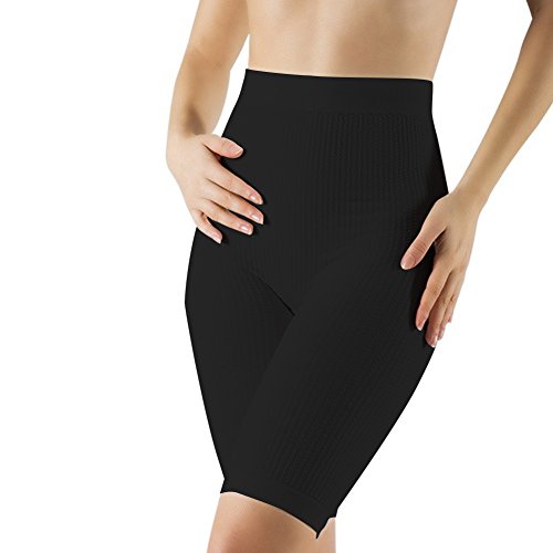 Body&Co Short clásico en Microfibra Suave con acción de Masaje y microcápsulas sin cafeína Que queman Grasa y anticelulíticos