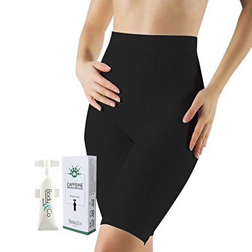 Body&Co Short clásico en Microfibra Suave con acción de Masaje y microcápsulas sin cafeína Que queman Grasa y anticelulíticos