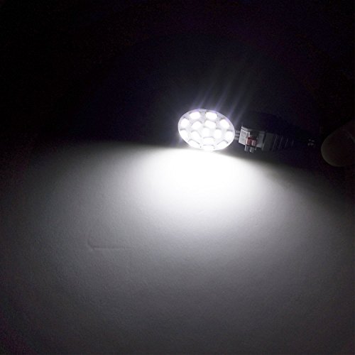 BOGAO MR11 GU4.0 3.5 W Led bombillas, Equival 25-35W lámparas halógenas, AC/DC 12 V, 350 lm, 120 ° Flood viga, empotrable, iluminación, iluminación de la pista, luz blanca (6000 K),4 unidades