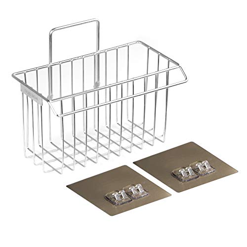 Bogeer Estante de almacenamiento para fregadero Organizador Sink Caddy Soporte para Utensilios de Cocina para el Fregadero Acero Inoxidable Limpieza de Cocina Organizador porta esponja
