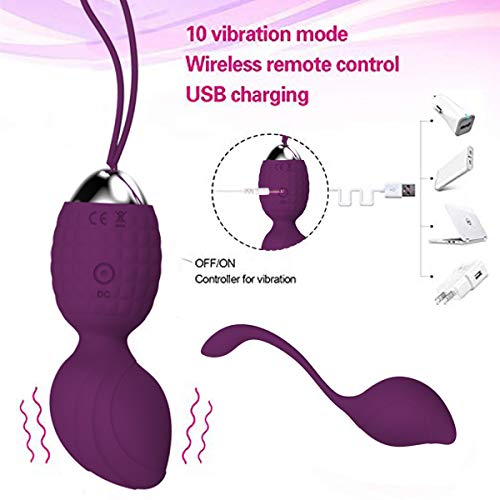 Bola de masaje y pesas Kegel 2 en 1 para ejercicios Bolas Ben Wa: médico recomendado para el control de la vejiga y los ejercicios del piso pélvico Bolas Kegel para principiantes y apriete