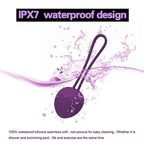 Bola de masaje y pesas Kegel 2 en 1 para ejercicios Bolas Ben Wa: médico recomendado para el control de la vejiga y los ejercicios del piso pélvico Bolas Kegel para principiantes y apriete