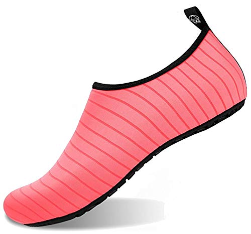 BOLOG Zapatos de Niño Zapatos de Agua de Natación infantil Para Niños Niñas Adolescentes Slip on Suave Descalzo Aqua Calcetines Para La Piscina de Playa Surf Yoga Mujeres