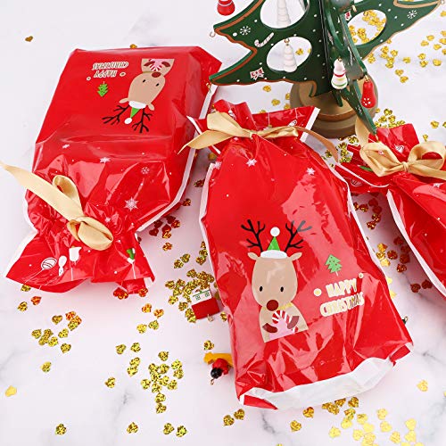 bolsa con cordón bolsa de dulces 50 Santa bolsa de embalaje Organza Bags Bolsas para Joyas Bolsas de Cuerdas bolsa de embalaje bolsa de fiesta para Infantil Niñas Cumpleaños Party dulces de boda