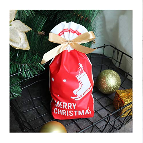 bolsa con cordón bolsa de dulces 50 Santa bolsa de embalaje Organza Bags Bolsas para Joyas Bolsas de Cuerdas bolsa de embalaje bolsa de fiesta para Infantil Niñas Cumpleaños Party dulces de boda