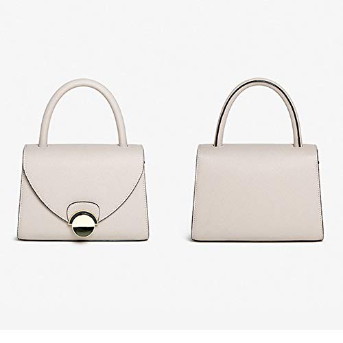 Bolsa De Hombro De Las Mujeres - PU Bolsa De Hombro Diagonal Paquete Pequeño Cuadrado De CK Bolsa De Europa Y De América De La Manera Simple Salvaje,Blanco