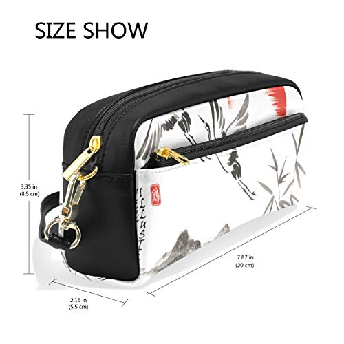 Bolsa de lápices Bolso Funda Estuche Cosmético de maquillaje de estilo japonés para niñas Escuela de viajes