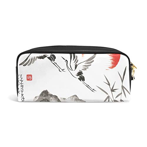 Bolsa de lápices Bolso Funda Estuche Cosmético de maquillaje de estilo japonés para niñas Escuela de viajes