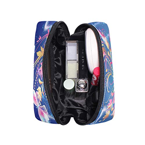 Bolsa de maquillaje Arte Fantasía Floral Mariposa Magnífica Bolsa de Cosméticos Embrague