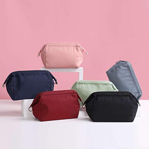 Bolsa de maquillaje cosmético | Novedades Bolsa de maquillaje Bolsa de cosméticos de viaje Estética Bolsa de maquillaje Monedero Bolso de aseo Organizador Bolsa de maquillaje Bolso impermeable-Rosa-