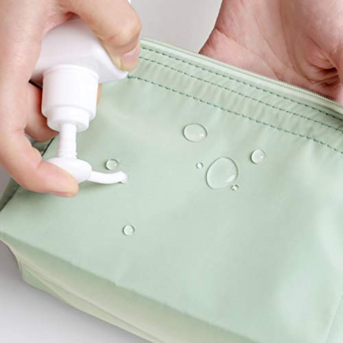 Bolsa de maquillaje cosmético | Novedades Bolsa de maquillaje Bolsa de cosméticos de viaje Estética Bolsa de maquillaje Monedero Bolso de aseo Organizador Bolsa de maquillaje Bolso impermeable-Rosa-