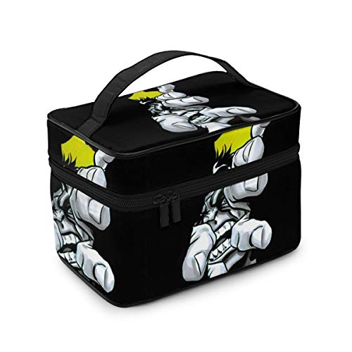 Bolsa de maquillaje, creativa Hulk de viaje, bolsa de cosméticos, bolsa grande de malla, organizador de brochas de maquillaje, bolsa de aseo para mujeres y niñas